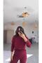 Claret Red Corded Suit - 2