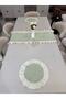 3 Piece Ruffle Set 2 American Table Napkins + 1 Ruffle Runner - 2