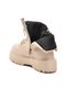 Aspor Beige Lace-Up Zippered Fleece Women's Boots - 4