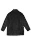Anthracite Oversize Zippered Teddy Coat - 3