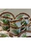 Porcelain Hand Decorated Painted Coffee Cup Set