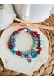 Blue Red Turtle Spiral Lucky Bracelet - 3