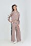 Girl's Bow Embroidered Tracksuit Set - 2