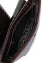 Women's Faux Leather Brown Crocodile Shoulder Bag - 6