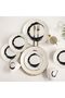 Radiance 16-Pc Porcelain Dinner Set – Elegant Plates, Bowls & Mugs, Durable, Serves 4 - 4