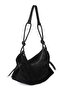 Feyre Genuine Suede Leather Knot Detailed Shoulder Bag - 2