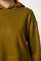Hooded Soft Modal Sweatshirt Lzv0030 Oil Green - 4
