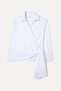 Kruvaze Blouse with Binding Detail