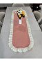 100% Cotton Fishtail Frilled Vintage Oval Runner (45X140) - 5