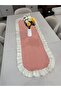 100% Cotton Fishtail Frilled Vintage Oval Runner (45X140) - 2