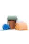 6-piece bedding set for cot, Brown - 2