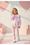 New Season Girl's Heart Printed Cotton Fabric Top and Bottom Set - 2