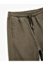 Loose Fit Jogger Parachute Pants with Pockets, Elastic Waist and Drawstring - 3