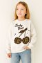 3 Yarn Combed Cotton Lucky Girls Cherry Printed Unisex Children's Sweat