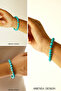 Turquoise Natural Stone Bracelet – Protection Against Evil Eye and Negative Energy, Stress Reduction - 5