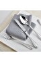 Tahani 24-Pc Stainless Steel Cutlery Set – Durable Flatware for Dining, Parties & Home, Serves 6 - 7