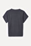 Women's Anthracite Modal Blend Low Sleeve Blouse - 2