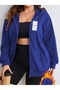 Unisex Full Zip Kangaroo Pocket 2 Thread Raised Zipper Sweatshirt / Cardigan - 2