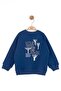 Baby Boy Plant Sweatshirt 1-4 Years Blue - 3