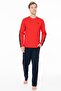 Men's Combed Cotton Seasonal Home Wear Top and Bottom Set - 2