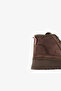 Brown Suede Fur Inside High Sole Lace up Women's Boots - 5