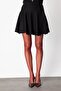 Flounced Mini Knitwear Skirt - 4