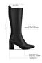 Alvy Women's Genuine Leather Zippered Heeled Boots 4150 - 2