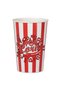 Red Striped Pop Corn Cups 960ml - 2pcs - 2