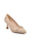 Pc-55015 Z Cream Women's Evening Dress Shoes - 4