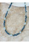 Aquamarine Natural Stone Necklace