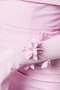 3D Floral Applique Purple Dress with Off-The-Shoulder and Crystal Detailing - 4