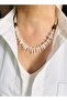 Moonstone and Tiger's Eye Natural Stone Necklace 48 cm - 2