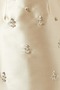 Crystal Embroidered Cream Dress, Bow and Tail Detail - 3