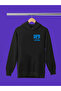 U2 Printed Cotton Long Sleeve Ribbed 3-Ply Hooded Rock Sweatshirt - 2