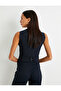 Blazer Vest Buttoned V-Neck - 4