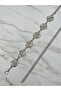Silver/Rose Patterned Women's Belt, Chain Belt, Waist Belt, Trouser Belt, Coat Belt, - 3