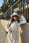 Women's Self-Buttoned Unlined Cashmere Coat - 2