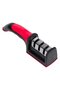 Knife sharpener device, 3 positions, 18x6 cm