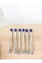 Handmade Evil Eye Beaded Glitter Glass 6-Piece Teaspoon Set - 2