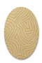 سجادة MOSSO ذات اللون البيج ذات النمط الهندسي التجريدي المنسوج، سجادة ديكور حديثة، mozzo366beige - 2