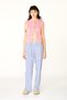 Cats Blue Striped Regular Pants
