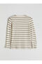 Timeless Recommendations from Timeless Store |   Crew Neck Striped Women's T-Shirt - 8