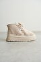 Olivia Women's Lace-Up Suede Fur Boots - 2
