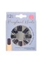 False Nails Set with Blue Glue Squoval - 12pcs - 2