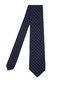 Navy Blue 100% Silk Tie 50317352-200 - 3