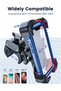 Motorcycle Phone Mount, 1s Auto Lock 100mph Military Anti-Shake Bike Phone Holder for Bic - 6