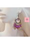 Crystal Beaded Dangle Hoop Earrings – Sparkling Elegant Chic Women's Earrings - Bead Earrings - Fashion Accessory