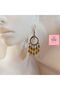 Crystal Beaded Dangle Hoop Earrings – Sparkling Elegant Chic Women's Earrings - Bead Earrings - Fashion Accessory - 4