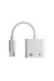 Type-C Adapter with Dual Ports for Headphones and Charging - 2