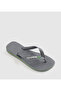 STEEL GREY/STEEL GREY KID'S HAV. BRASIL LOGO FLIP FLOPS - 3